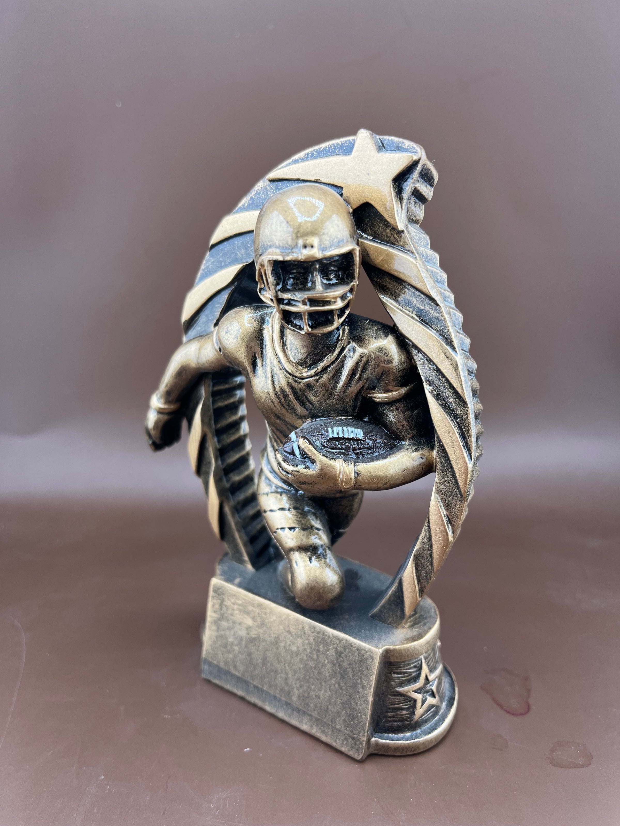 Running Star Football Male 5.5" Resin Trophy - view 3