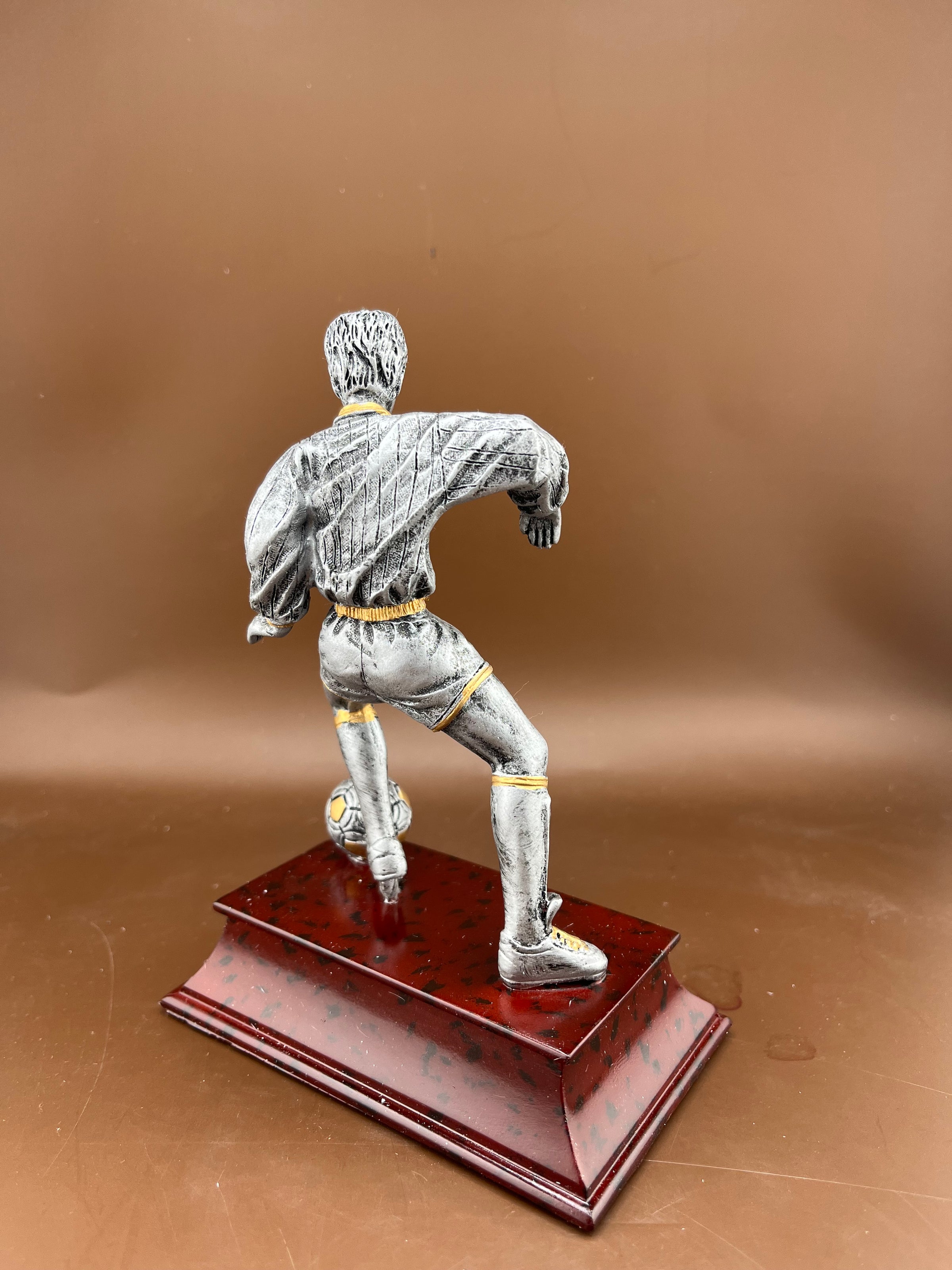 Male Soccer Player 8" Resin Trophy - view 4