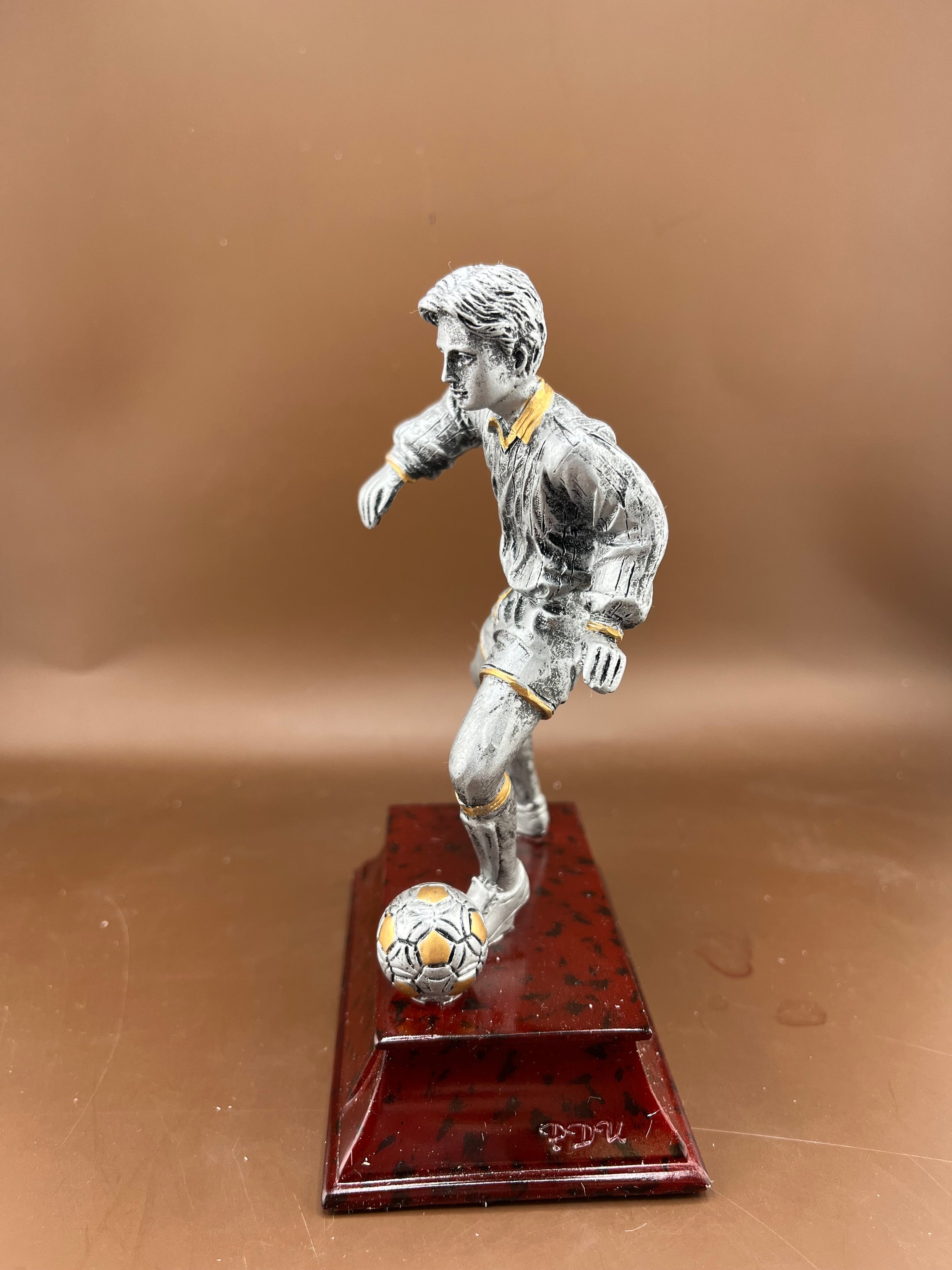 Male Soccer Player 8" Resin Trophy - view 5