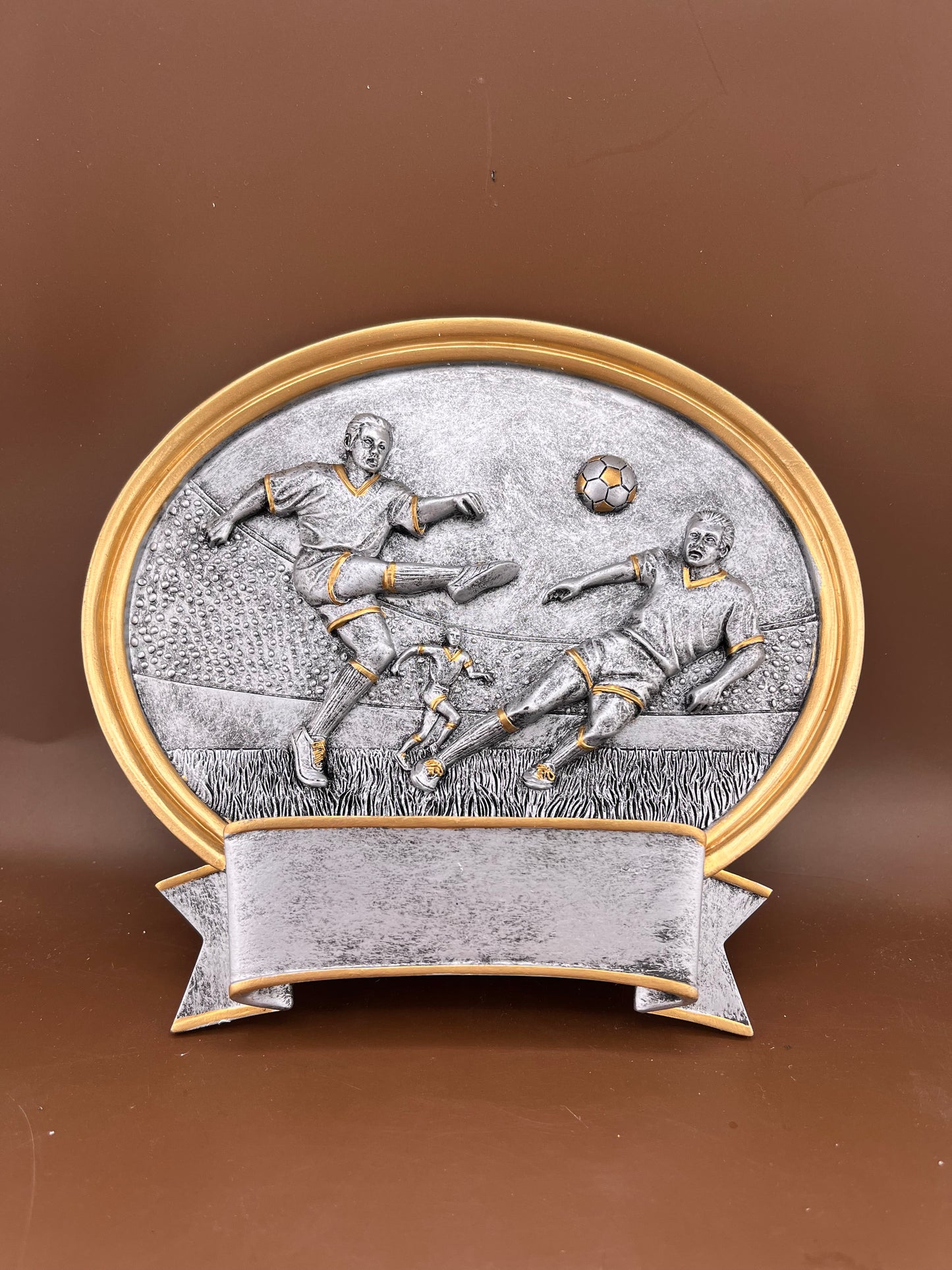 Soccer Oval Resin