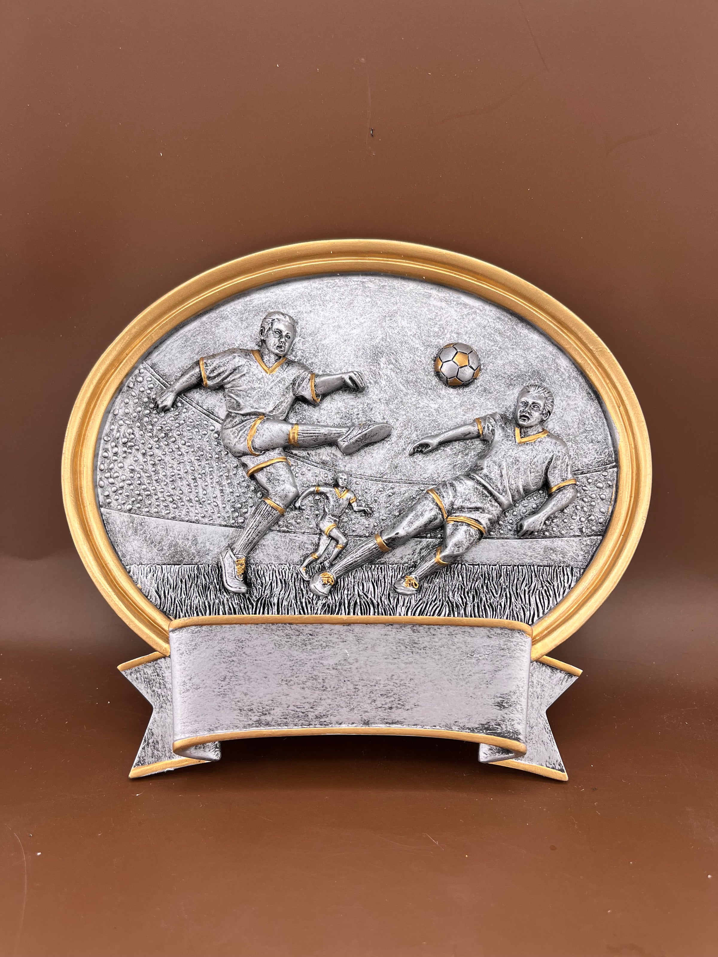 Soccer Oval Resin