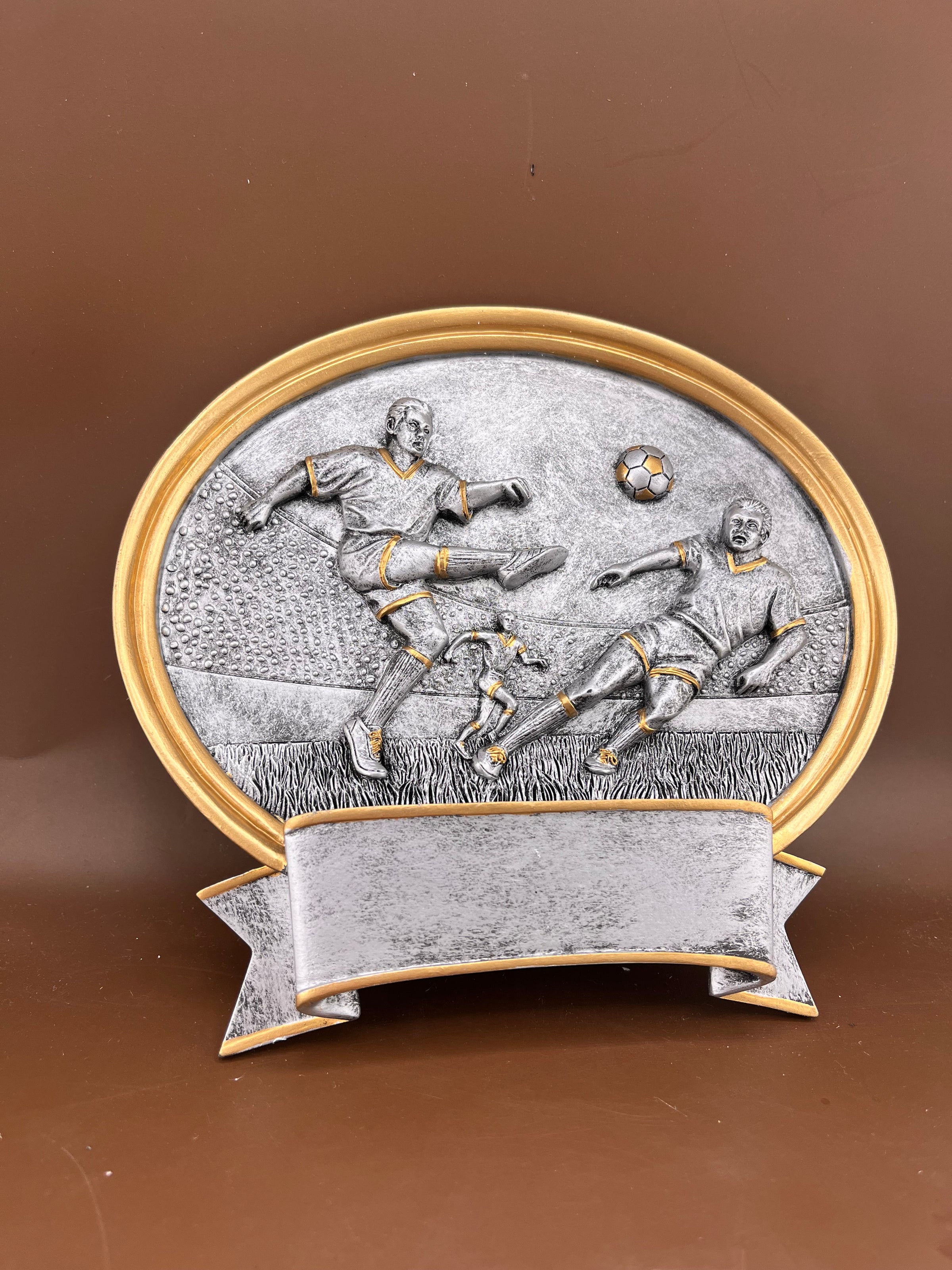 Soccer Oval Resin - view 2