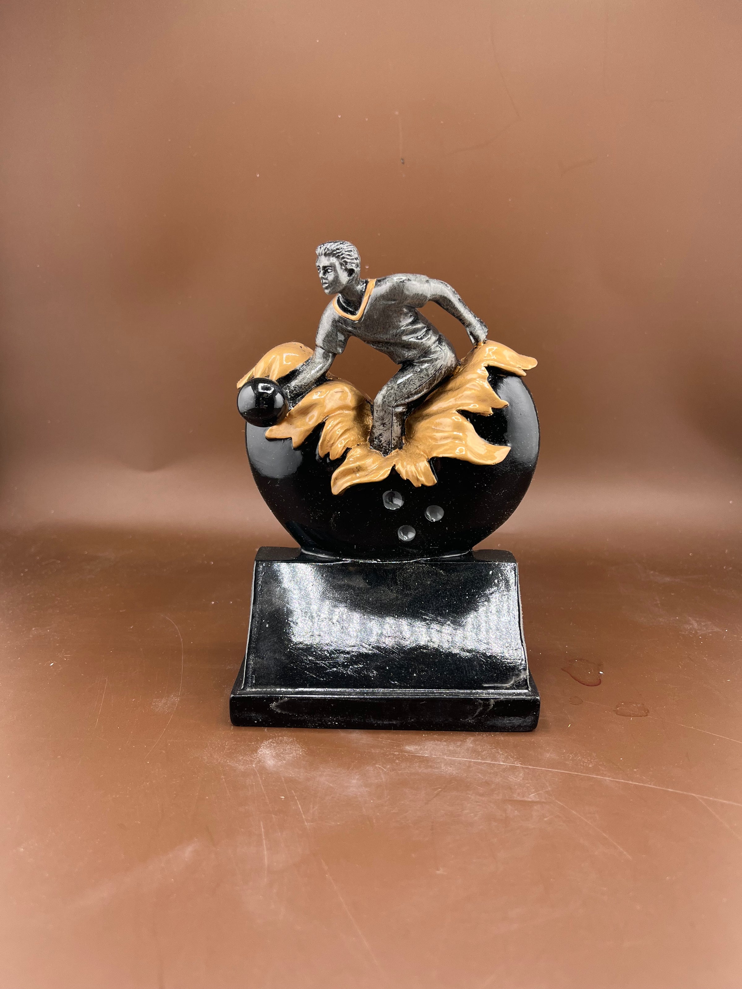 Male Bowling Resin Trophy - view 3