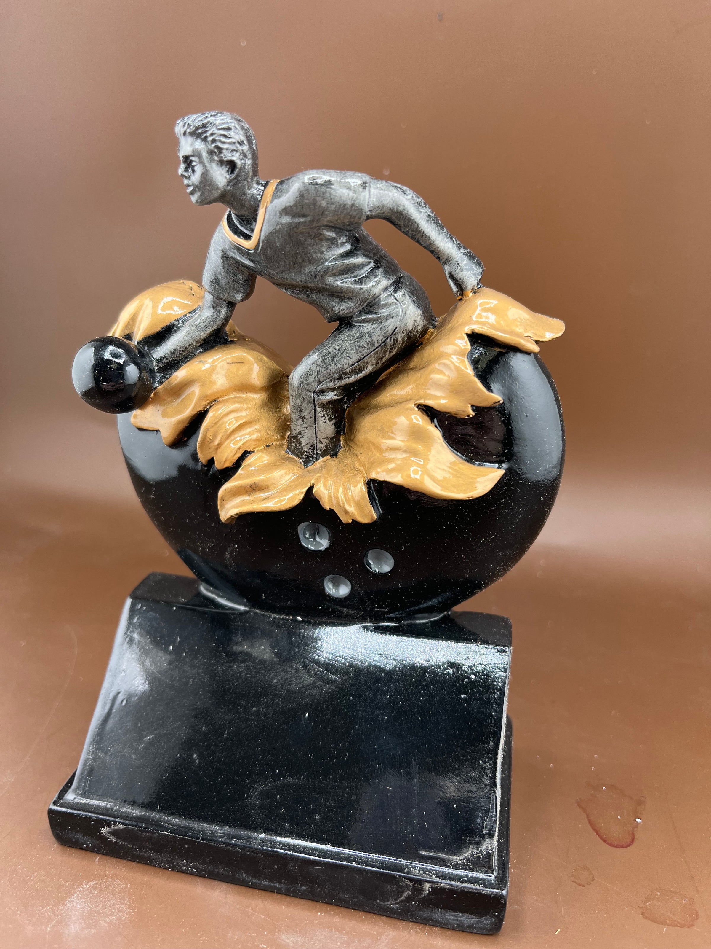 Male Bowling Resin Trophy - view 4