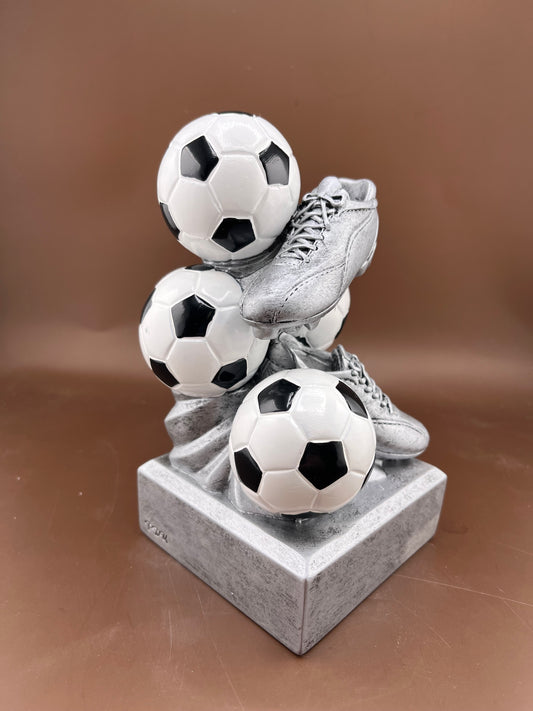 Soccer Sport Bank Resin Trophy - view 2