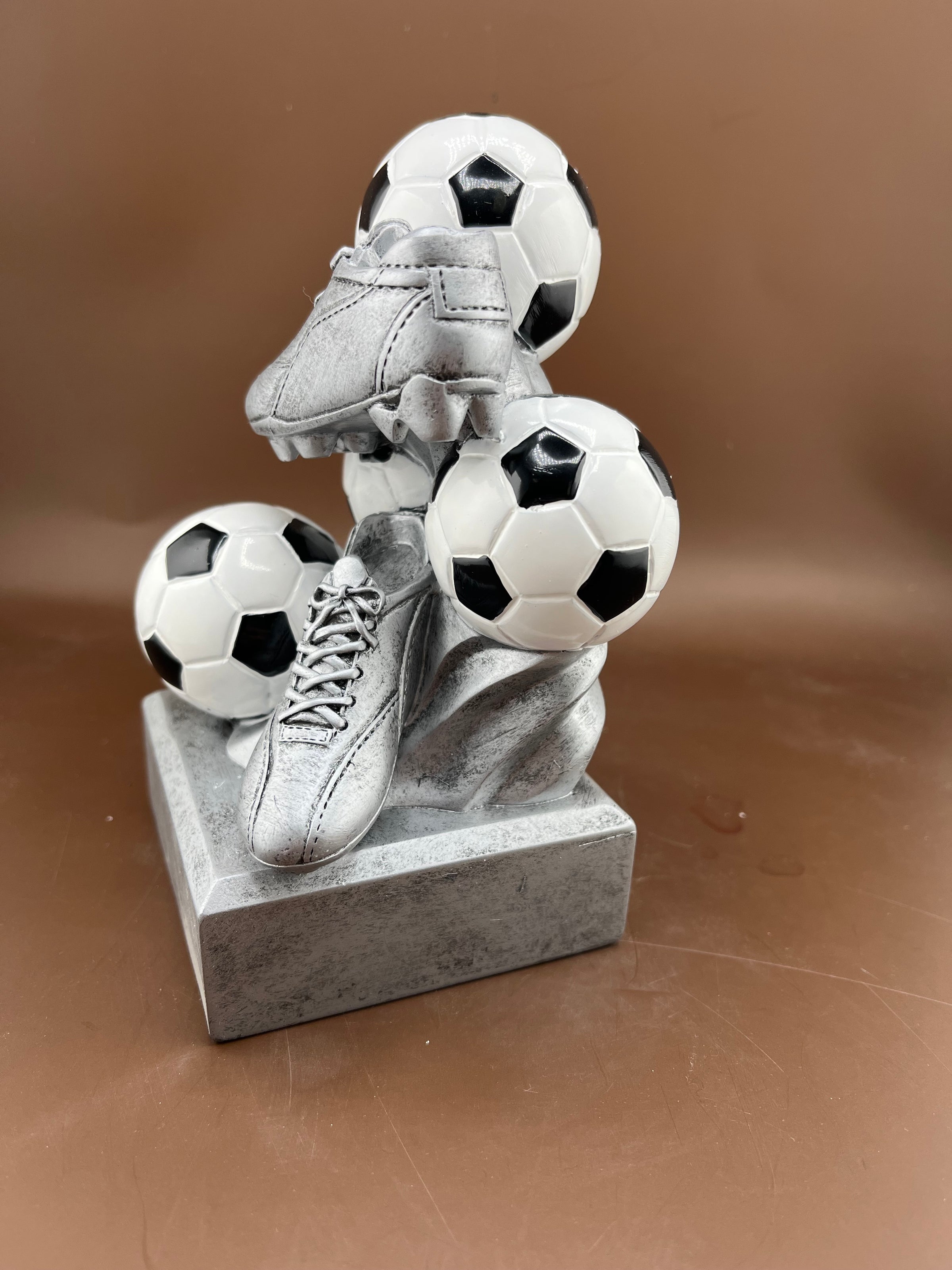 Soccer Sport Bank Resin Trophy - view 4