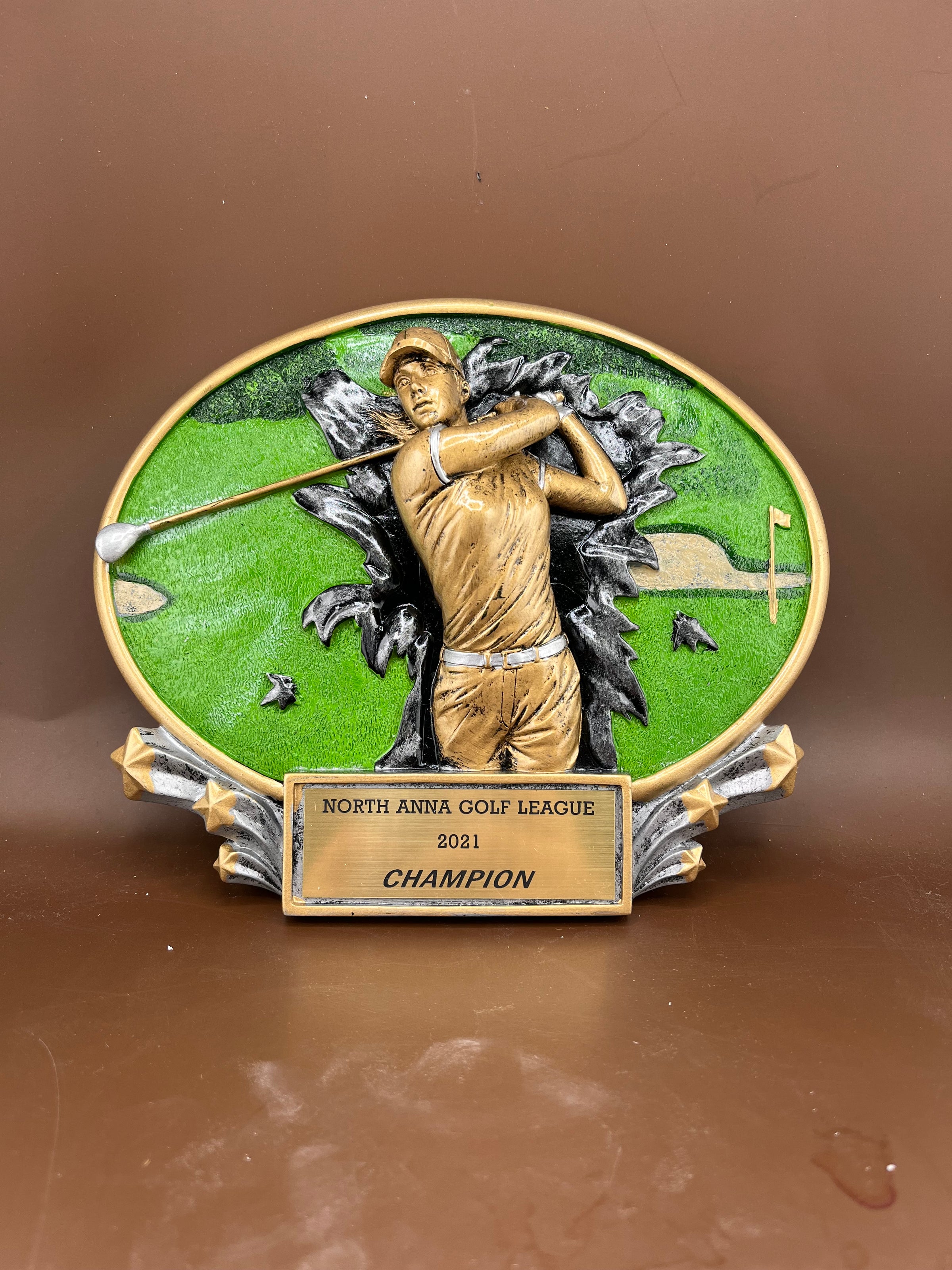 Motion Golf Oval Resin Plate