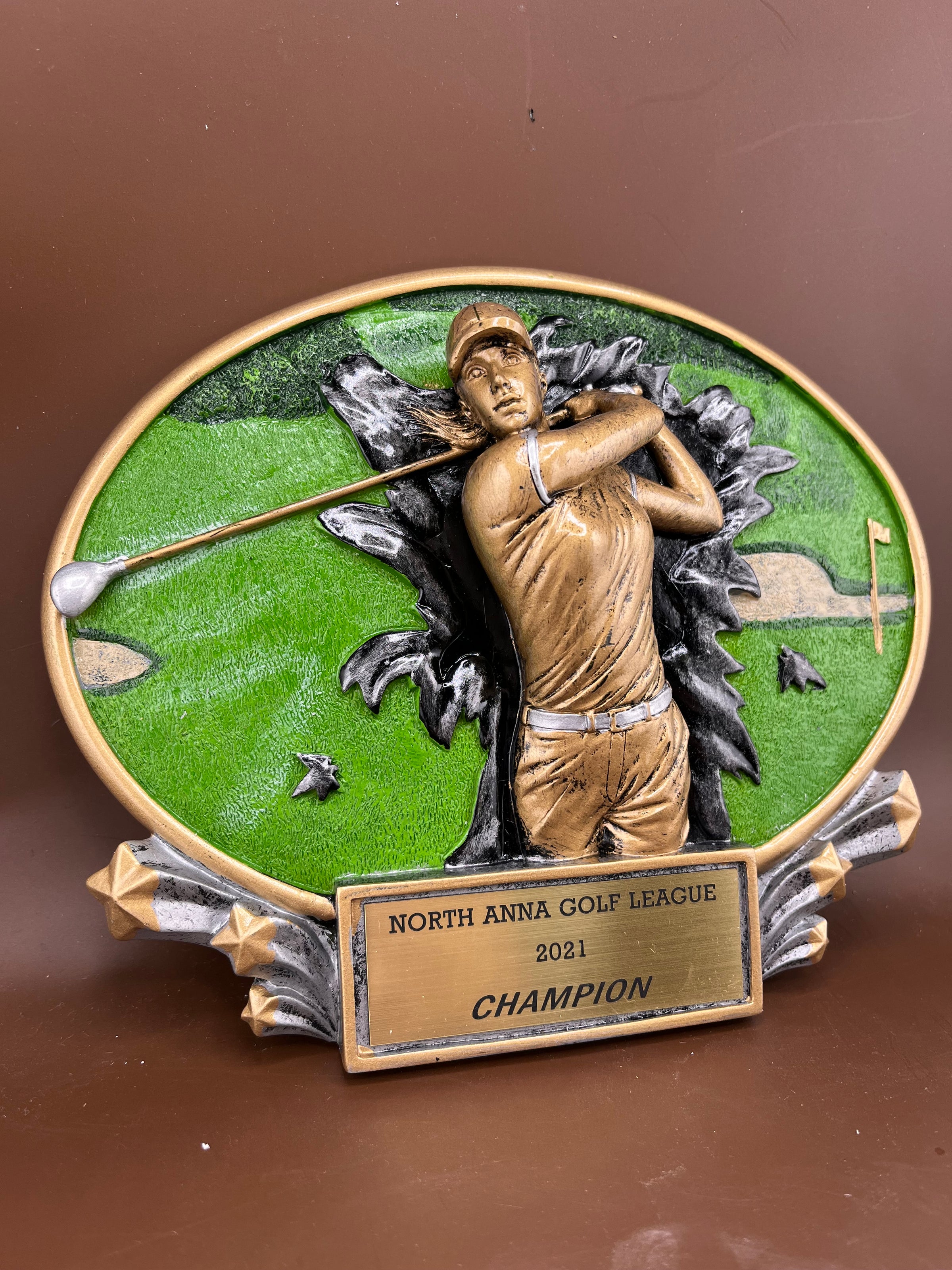 Motion Golf Oval Resin Plate - view 5