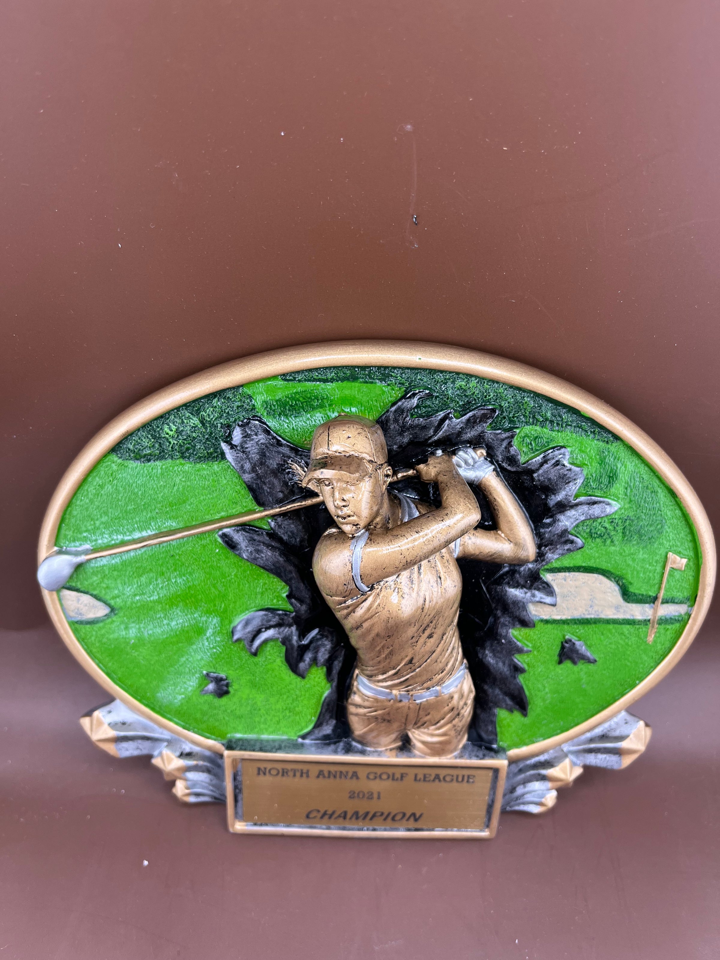 Motion Golf Oval Resin Plate - view 4