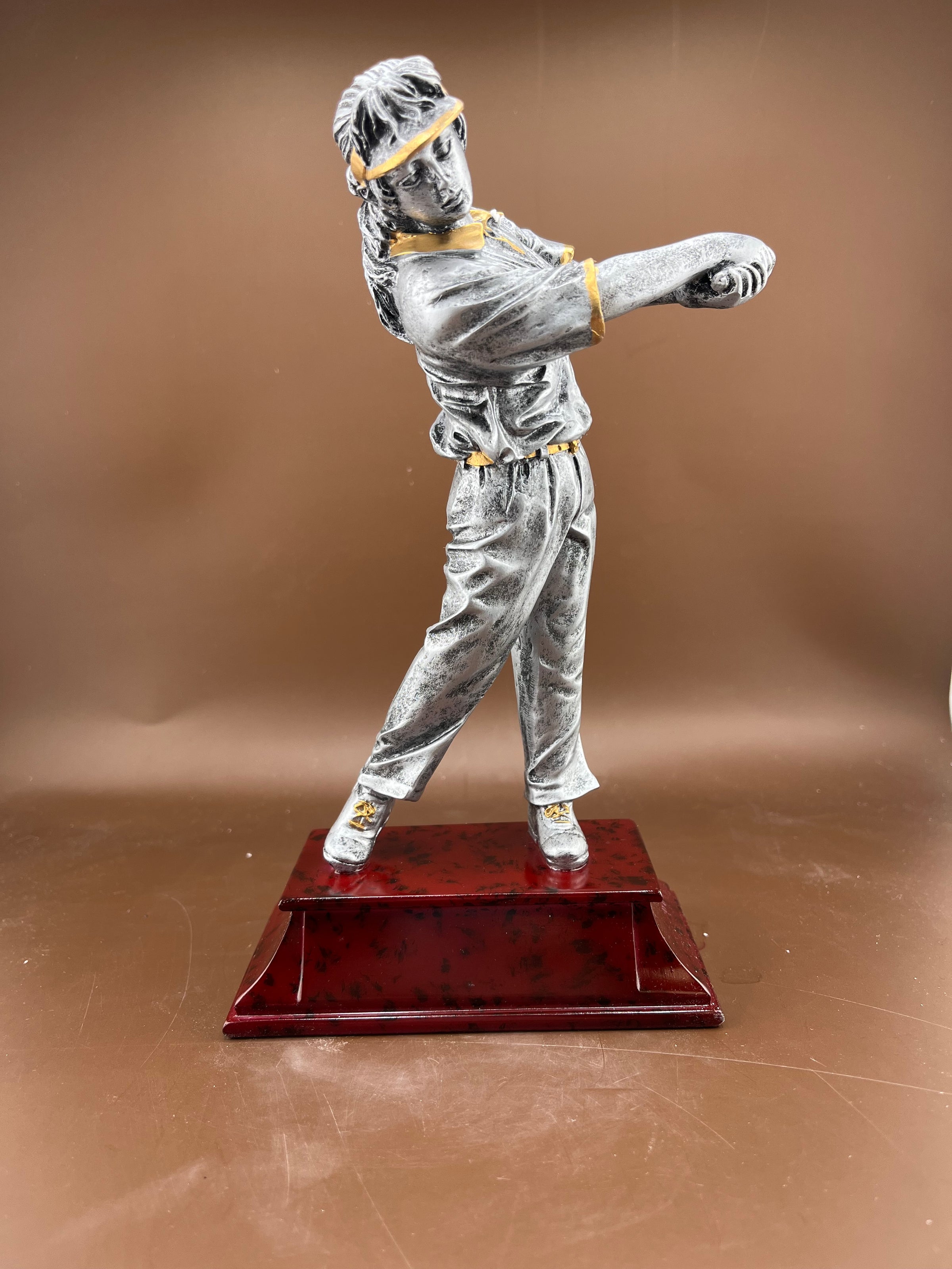 Female Golfer 6" Resin Trophy - view 6