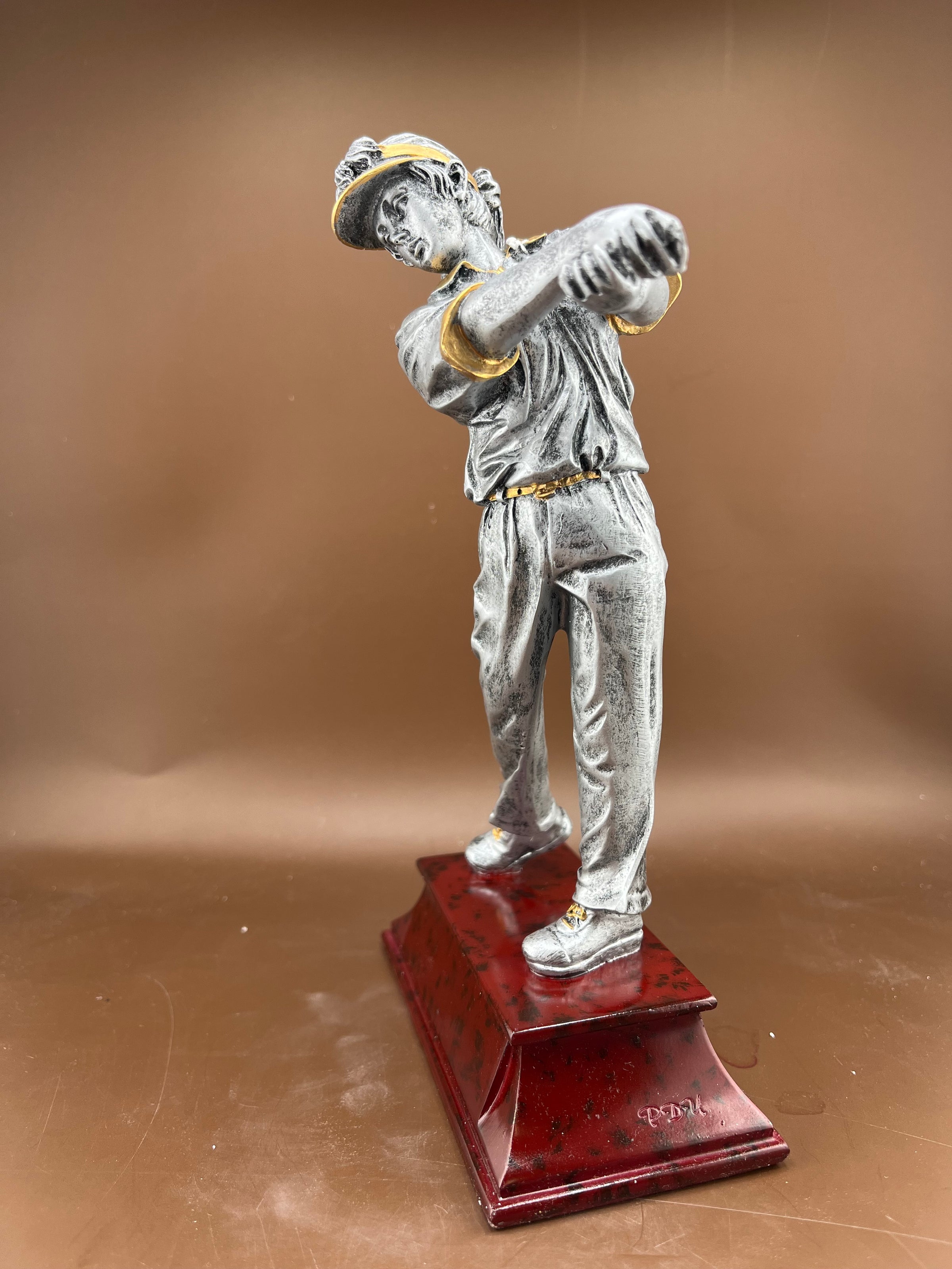Female Golfer 8" Resin Trophy - view 5