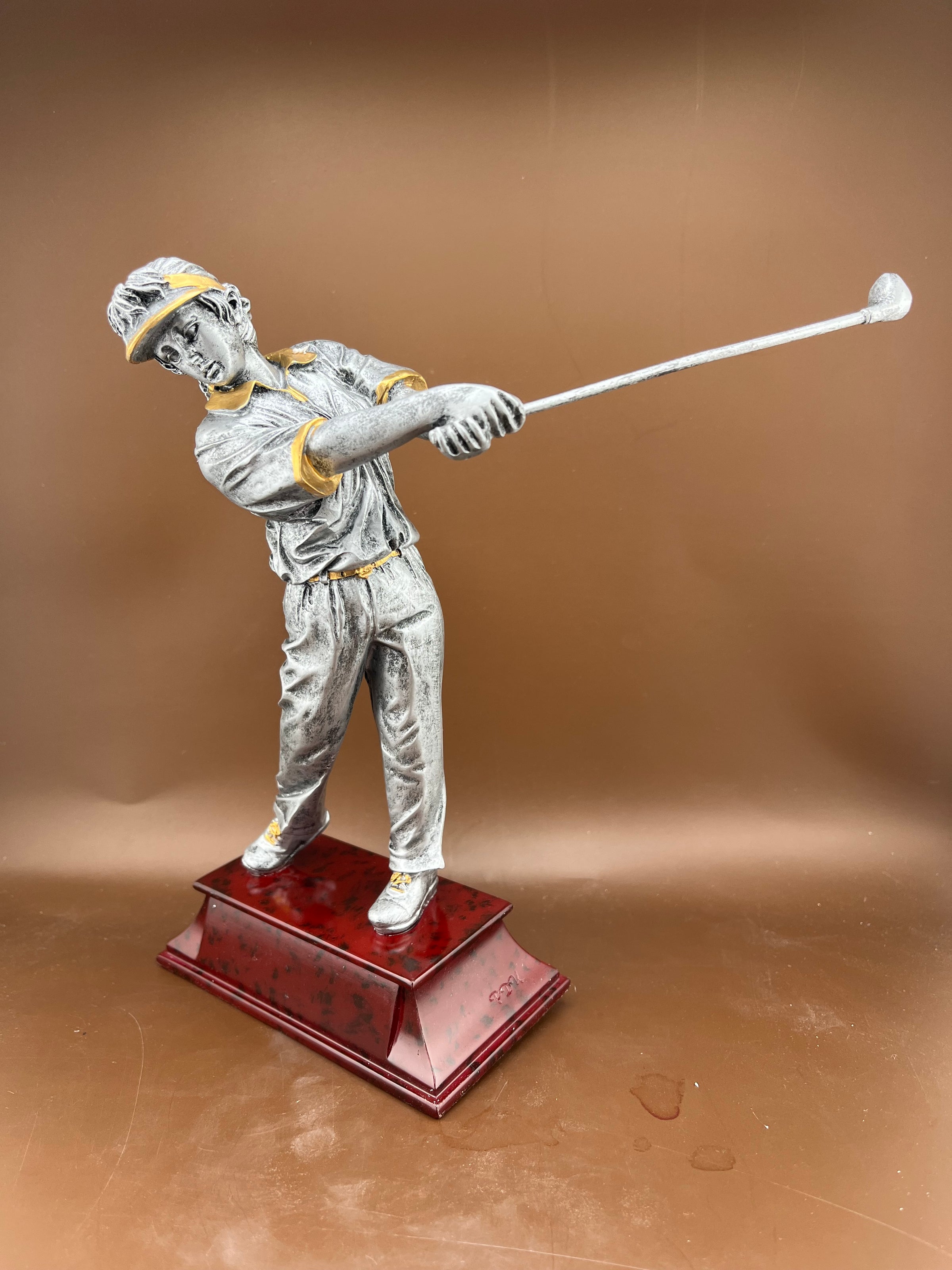 Female Golfer 6" Resin Trophy - view 2