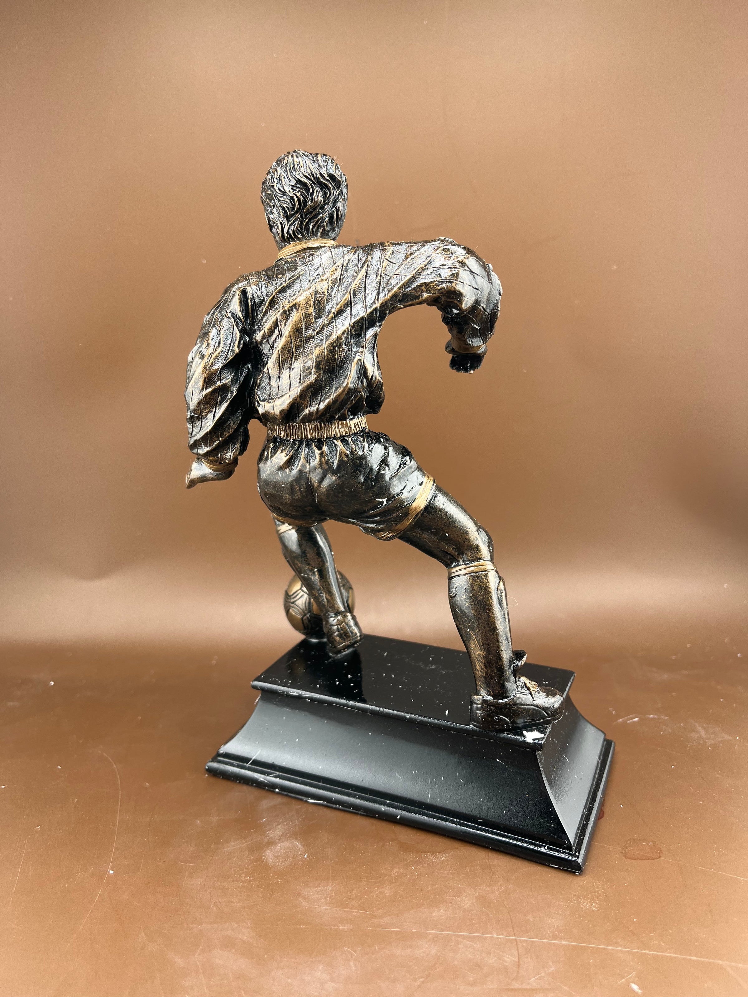 Male Soccer Action 8" Resin Trophy - view 3