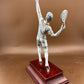 Tennis Male Serve 6" Resin Trophy