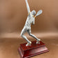 Tennis Male Serve 6" Resin Trophy