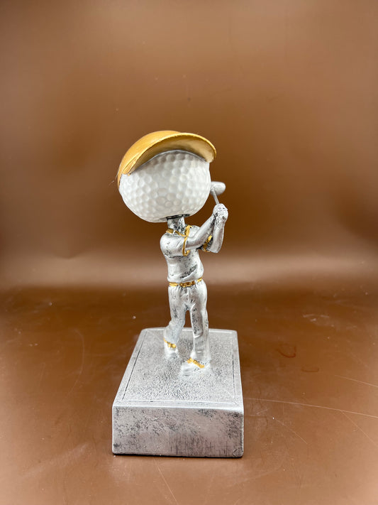 Golf 5.5" Bobblehead Resin Trophy