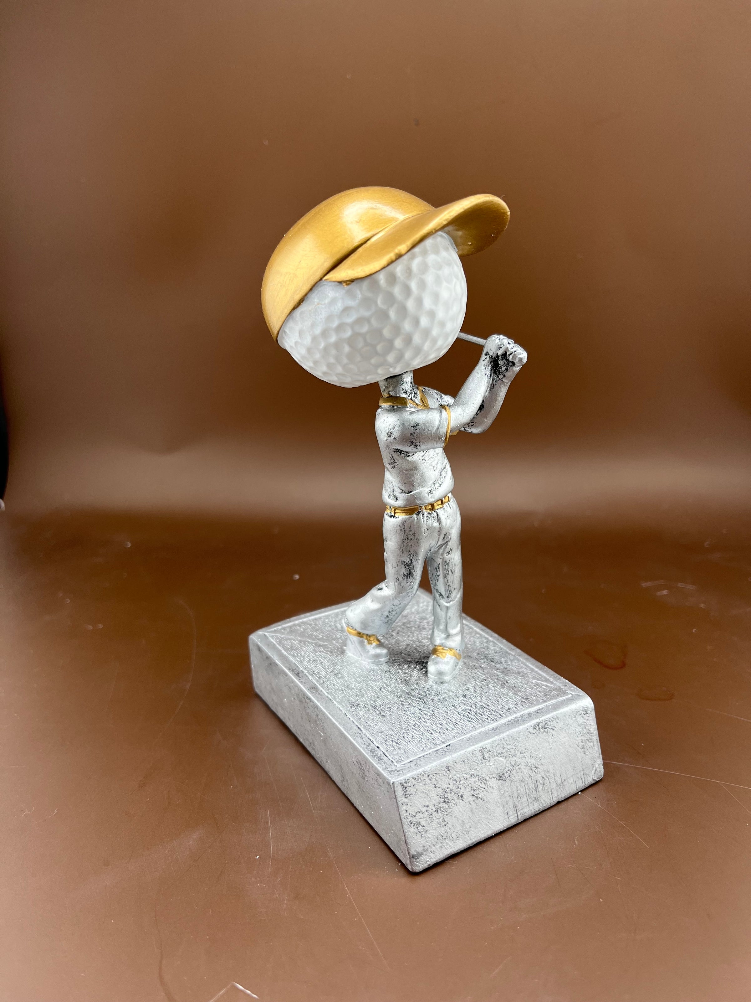 Golf 5.5" Bobblehead Resin Trophy - view 2