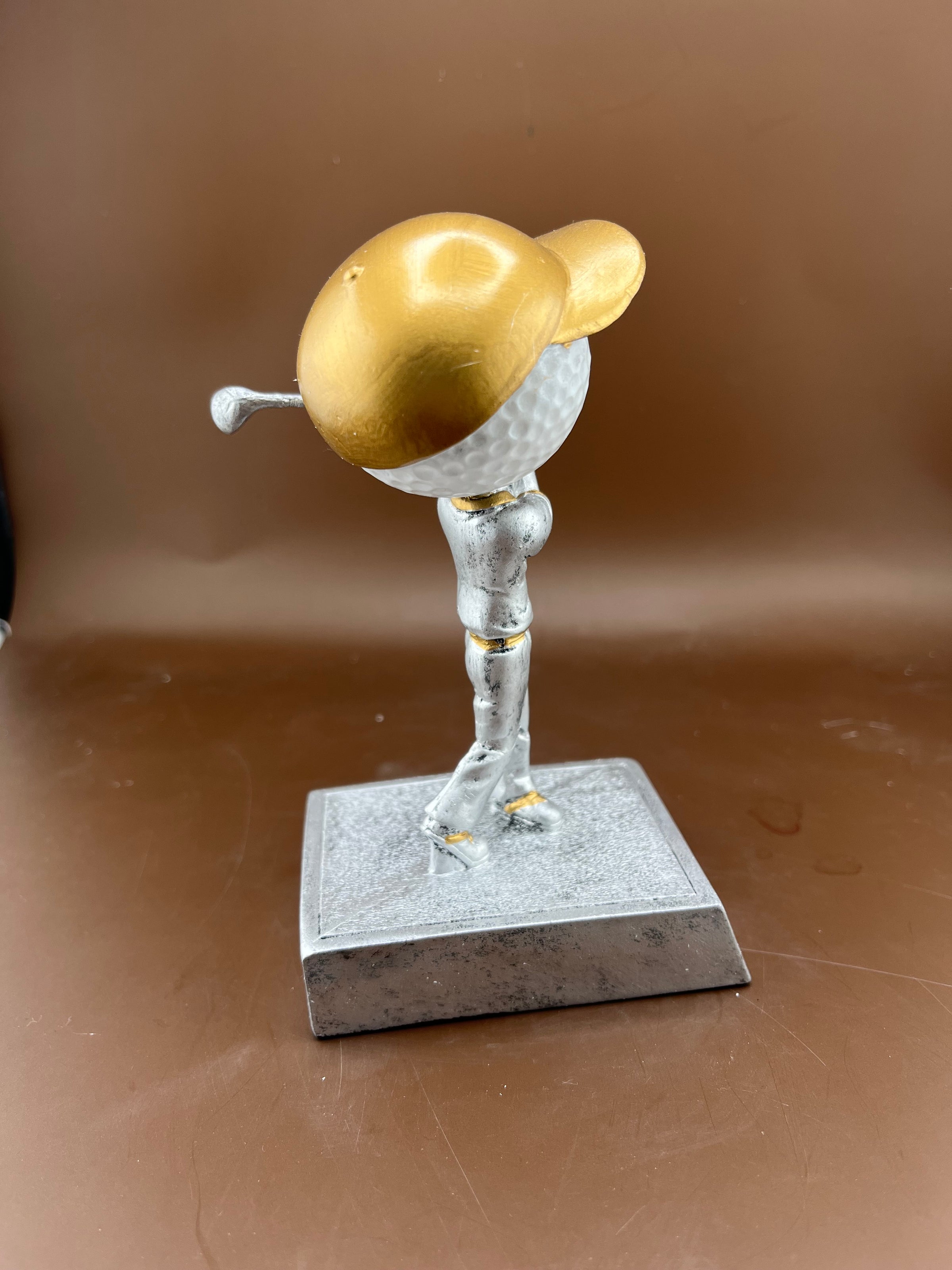 Golf 5.5" Bobblehead Resin Trophy - view 3