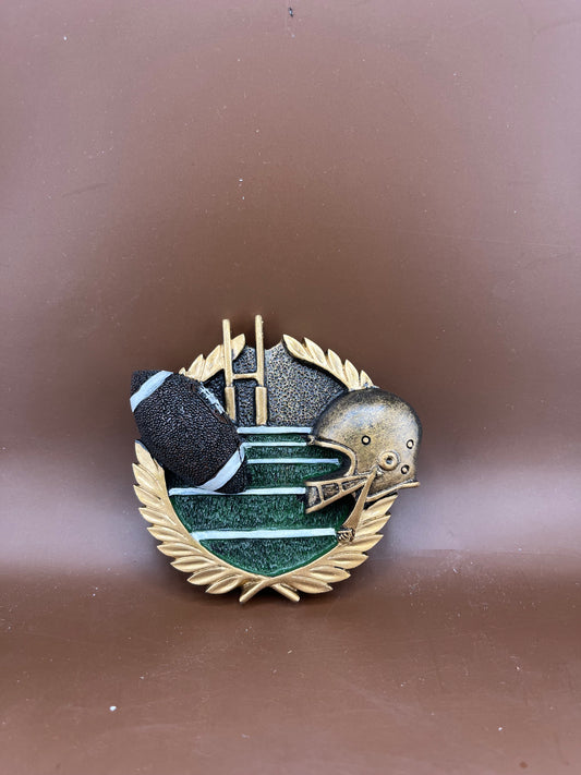 Football Resin Plaque 3.25"