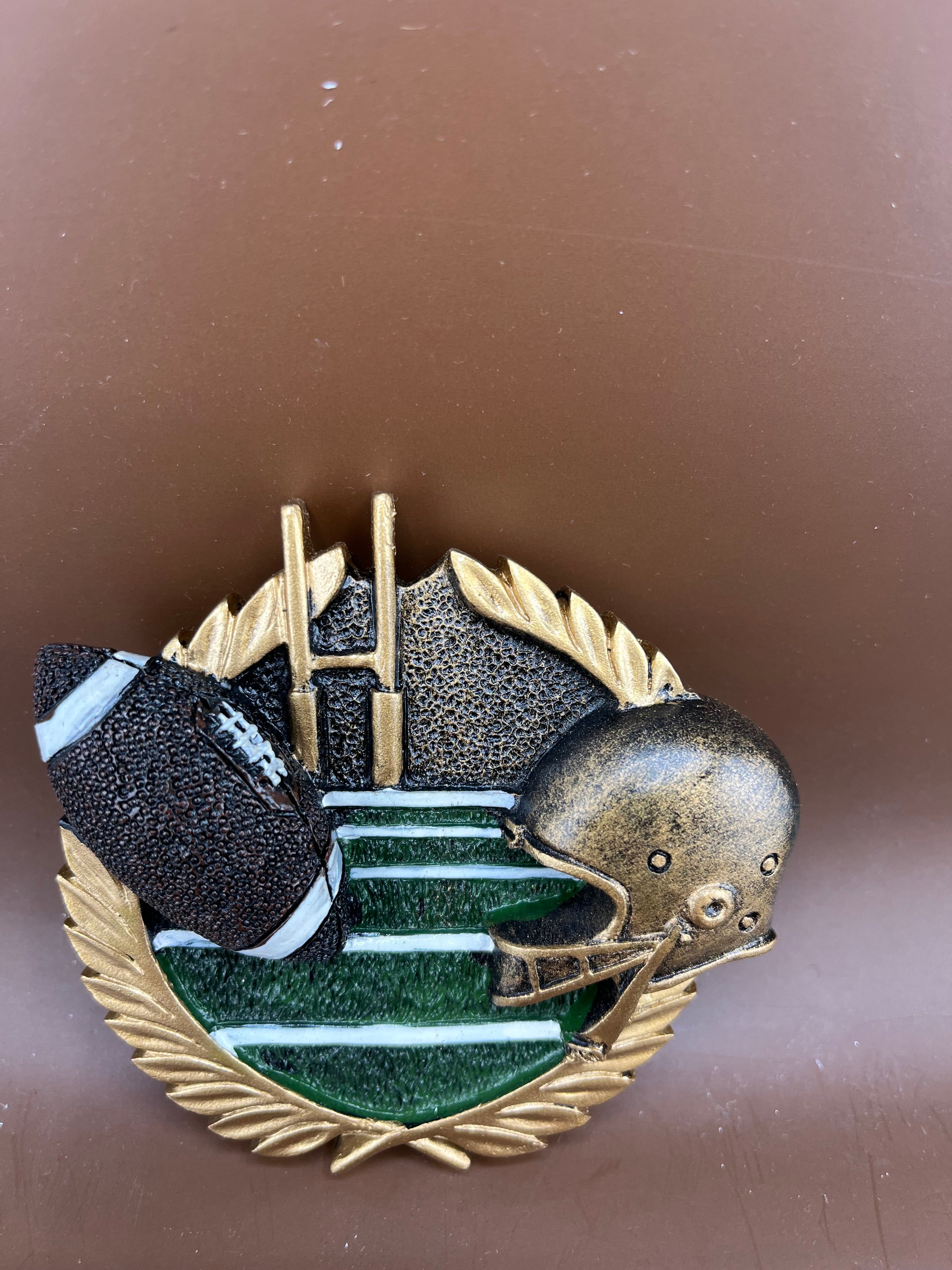 Football Resin Plaque 3.25" - view 3