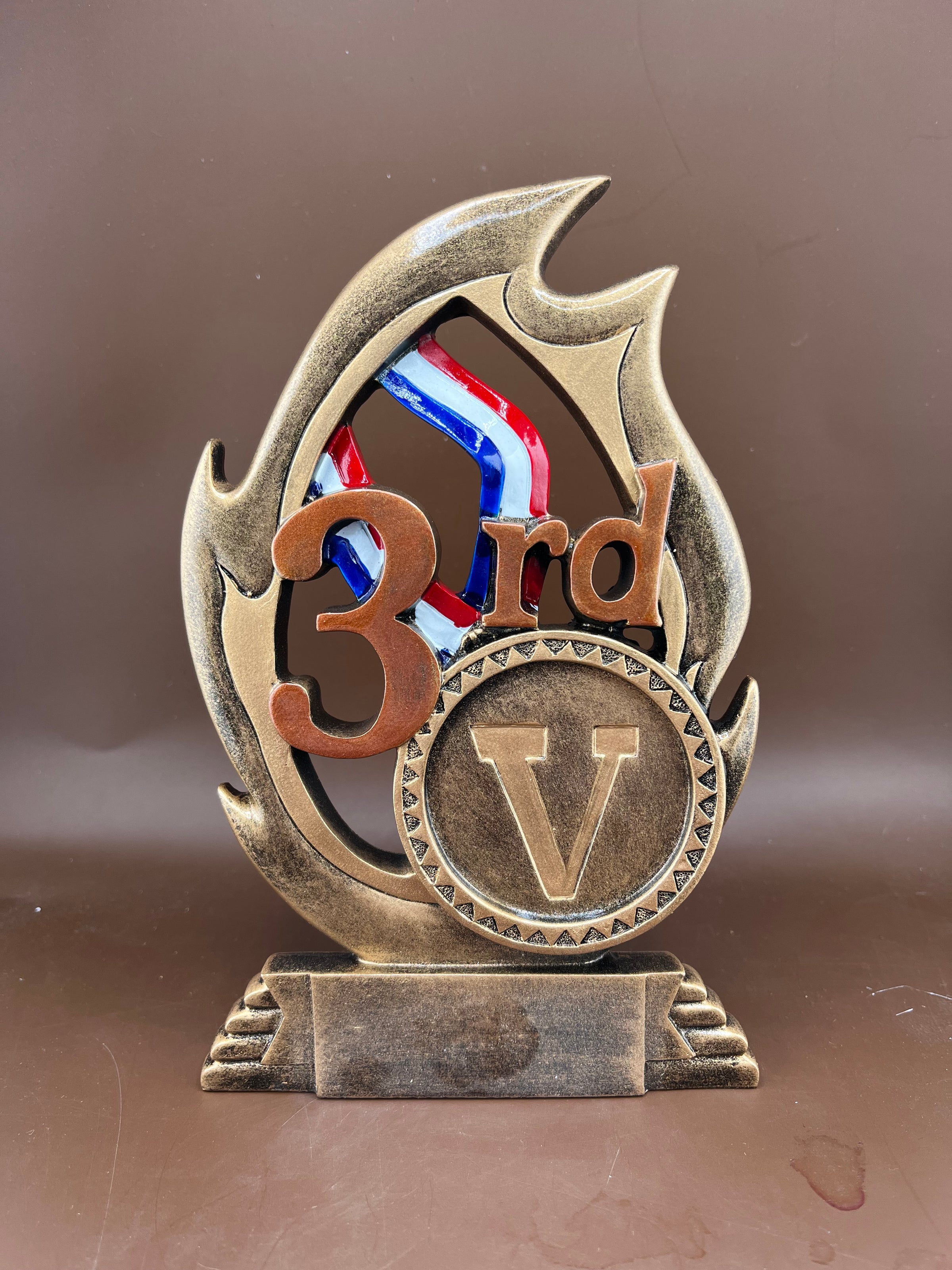 Flame Series Place Resin Trophies 7.25" - view 3