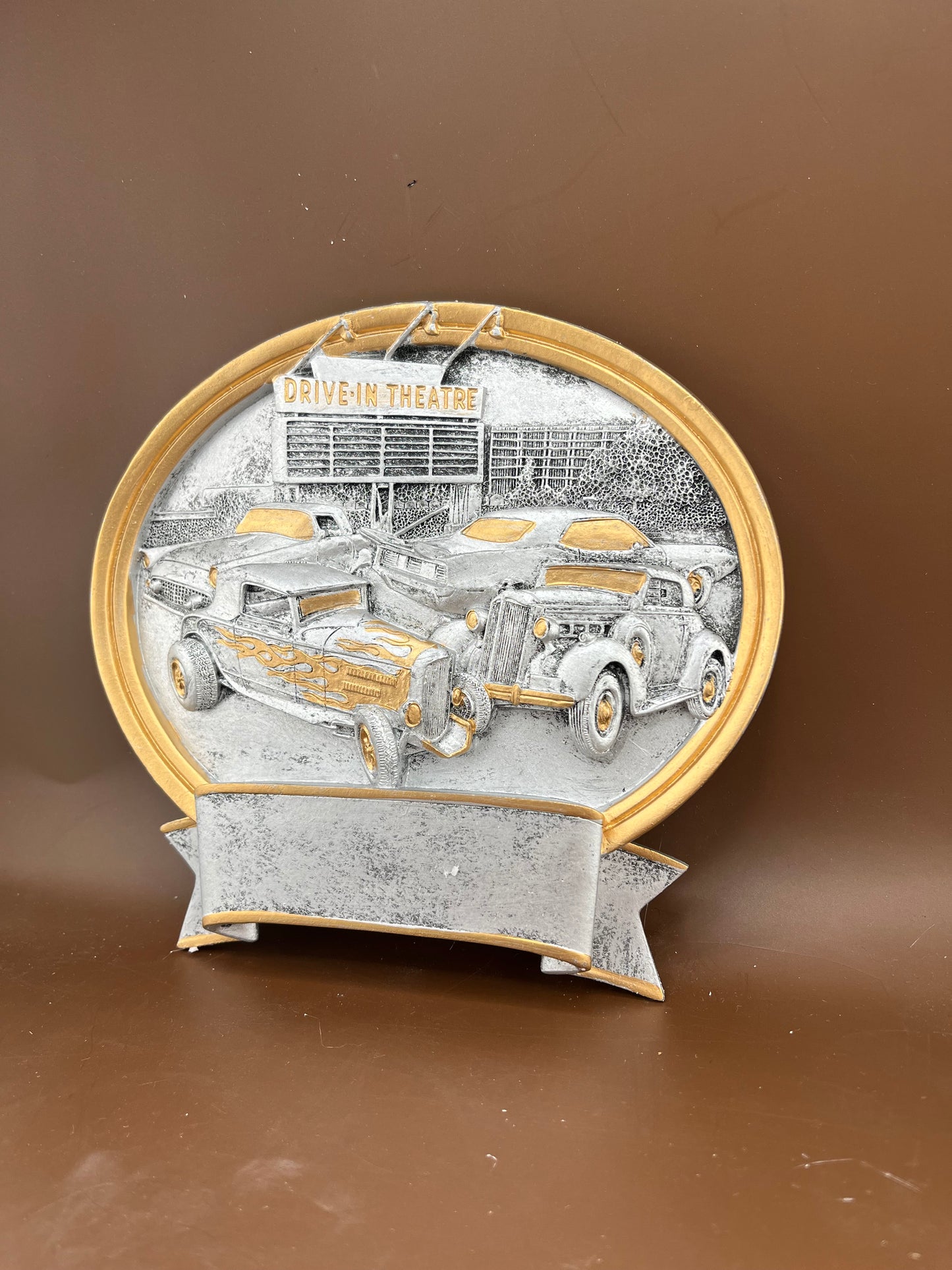 Car Show 6" Oval Resin Trophy