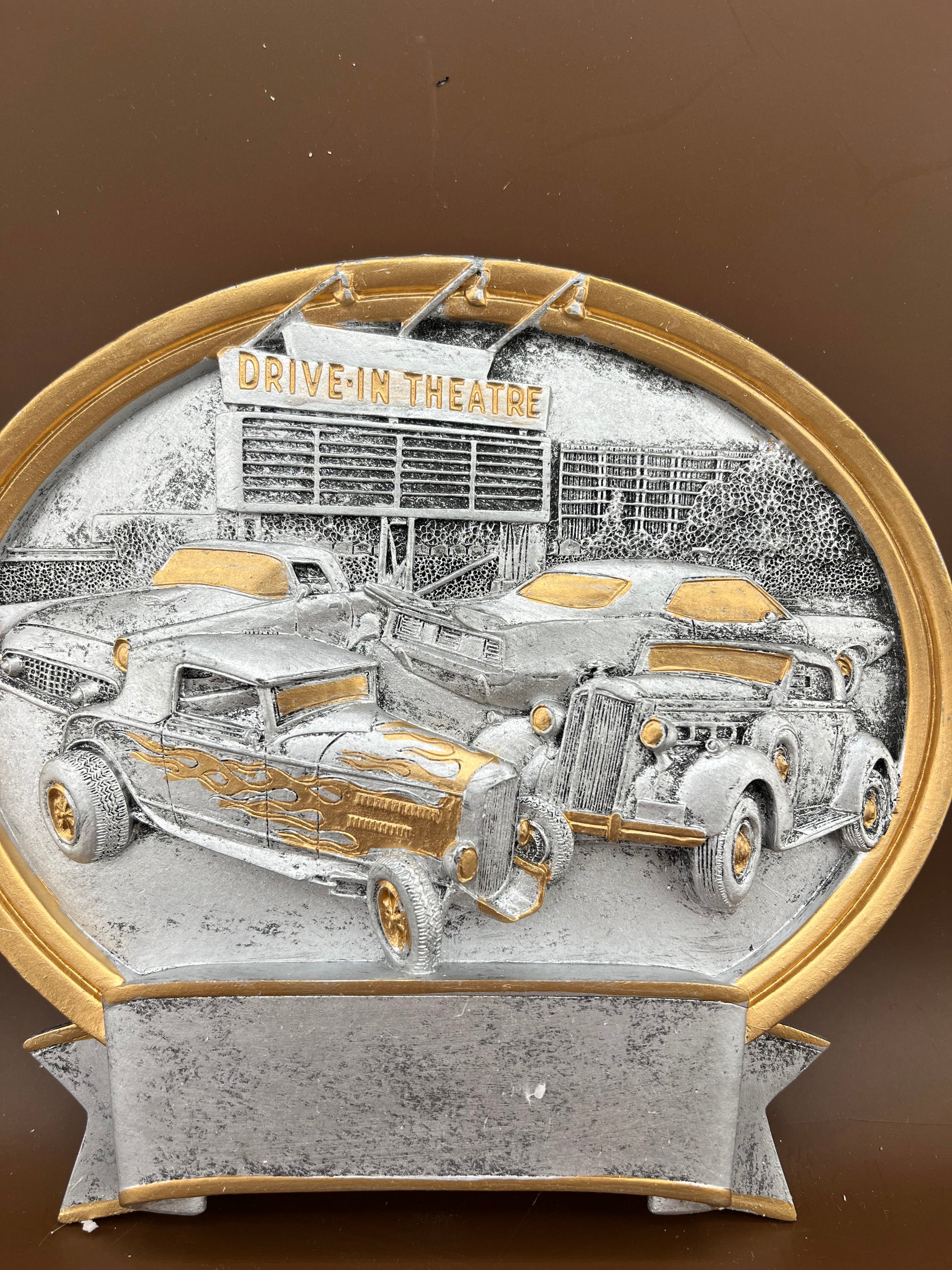 Car Show 6" Oval Resin Trophy - view 4