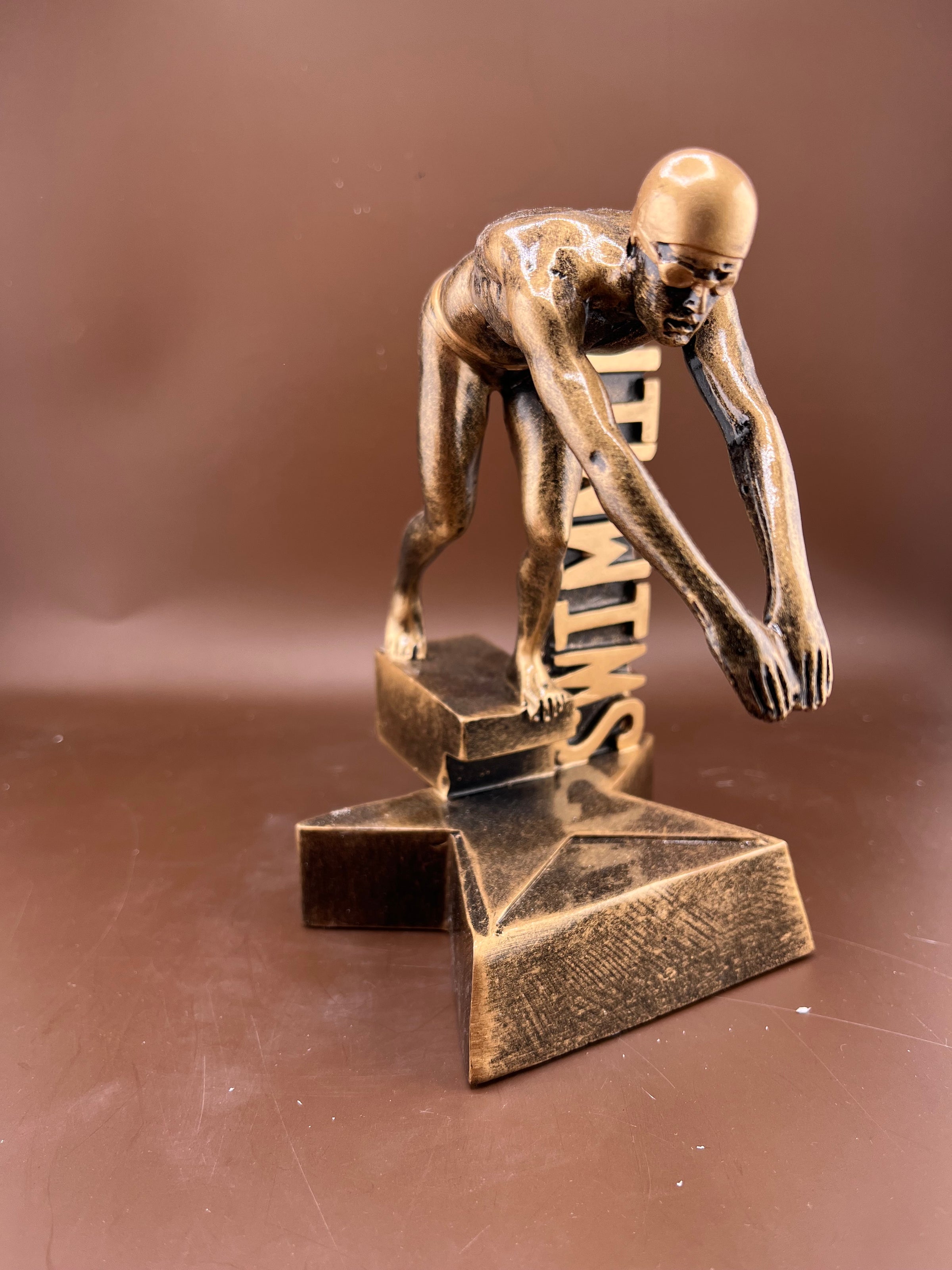 Billboard Series Swimming Resin Trophy 8.5" - view 3