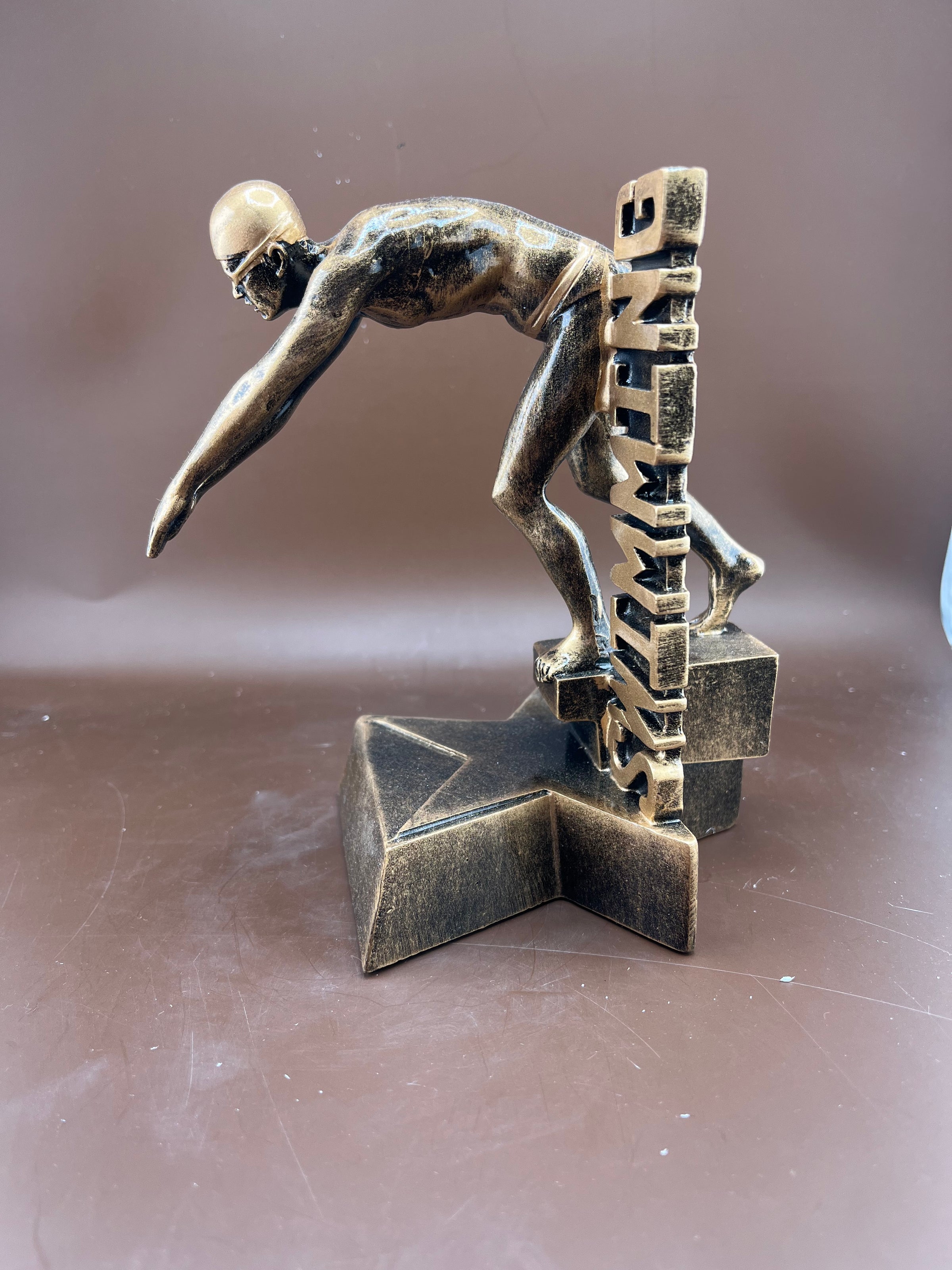 Billboard Series Swimming Resin Trophy 8.5" - view 6
