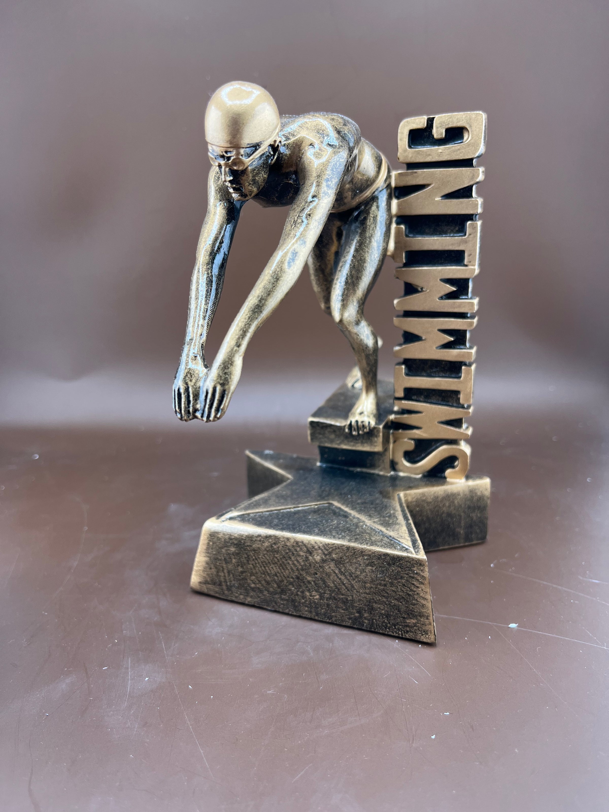 Billboard Series Swimming Resin Trophy 8.5" - view 5