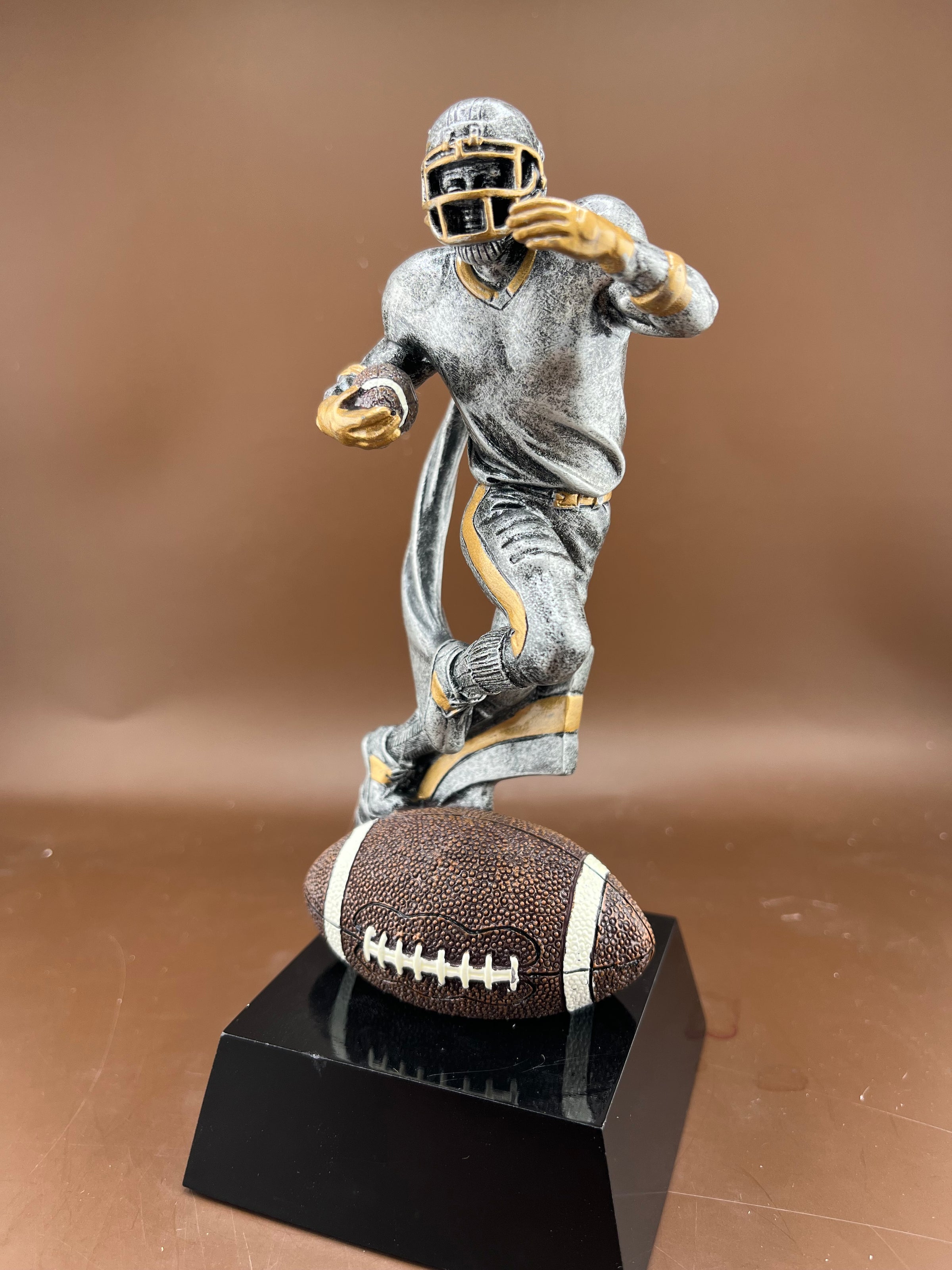 Football Motion 7" Resin Trophy - view 3