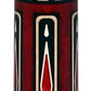 Wine Stain w/ Ivory Diamonds and Red Pearl Inlays Pechauer Cue - view 2