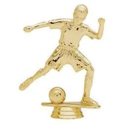 Junior Soccer Figure, Female, Gold - 5"