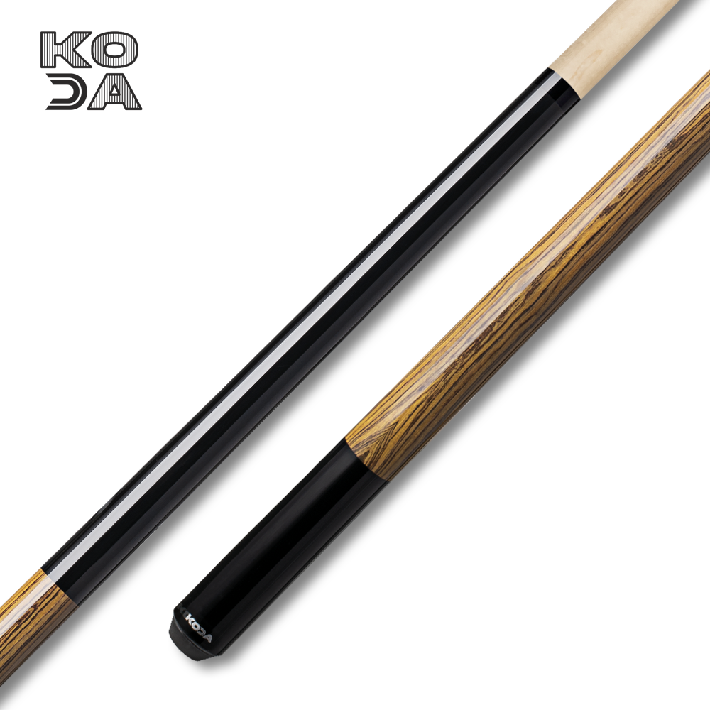 Koda Cue Stick Black Butt with Wood Decal - view 3