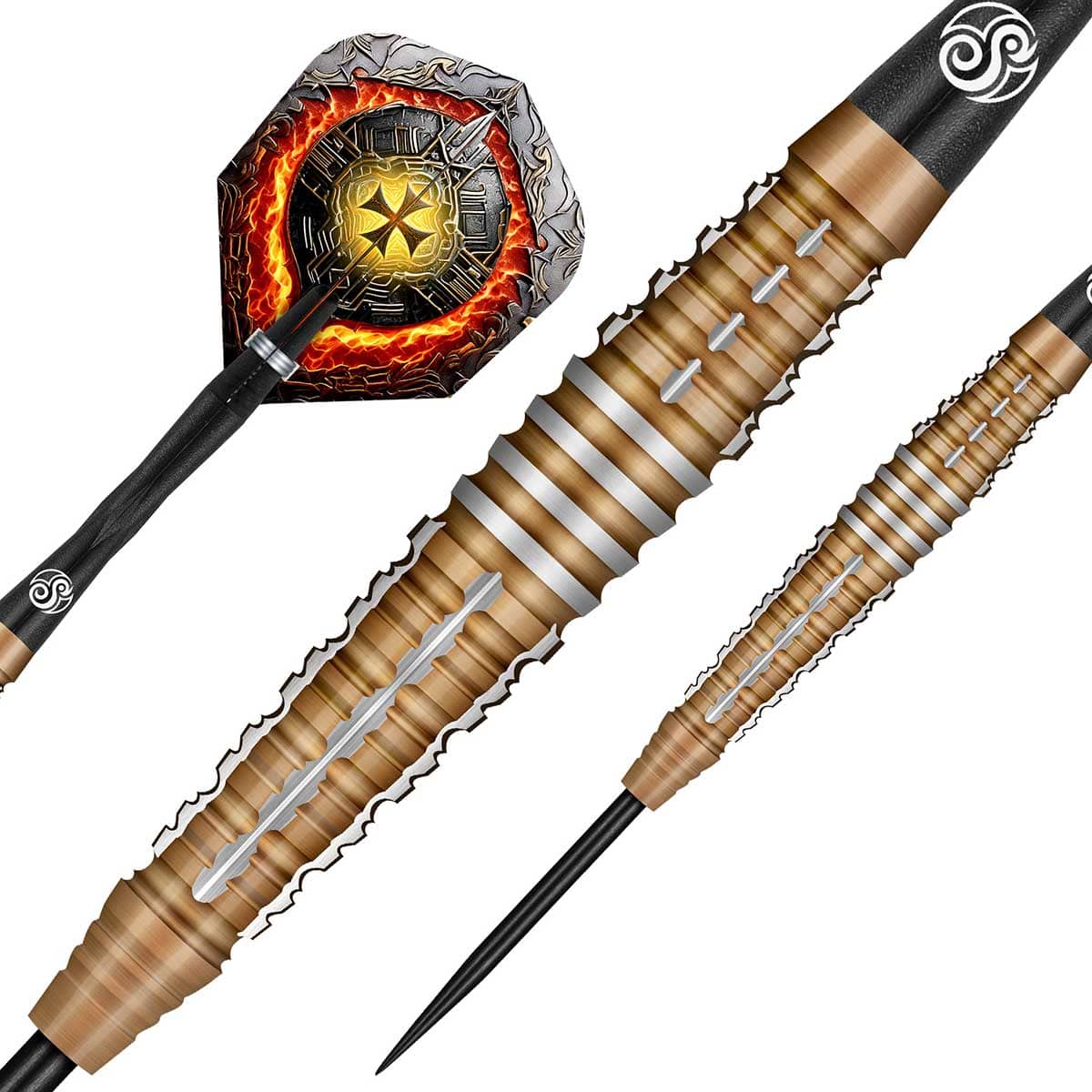 Shot Future Knights Hachette Steel Tip Dart Set-90% Tungsten - view 2