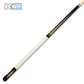 K2 KL130 Gloss Wrapless Cue with Split Floating Bocote & Ivory Point Design - view 2