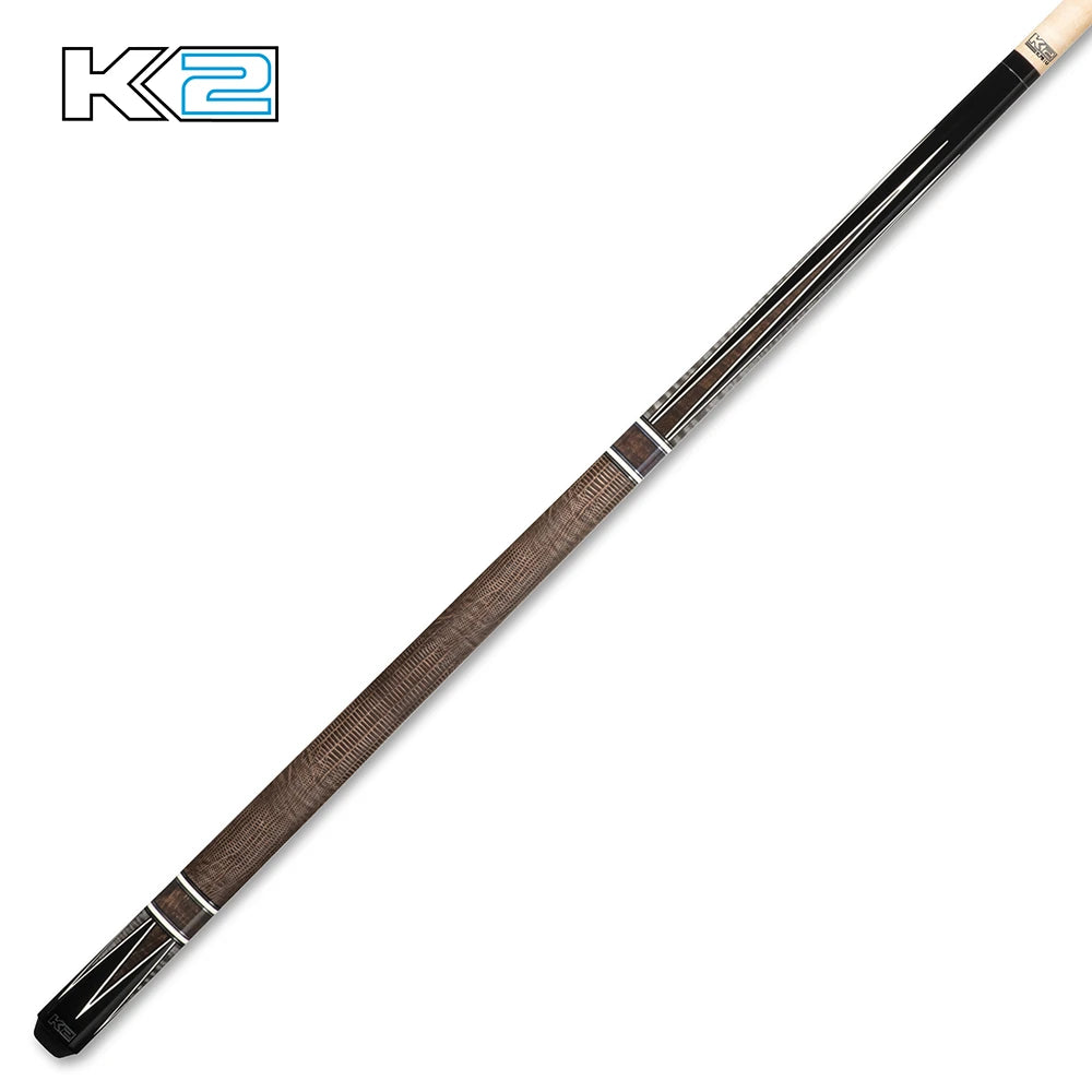 K2 KL190 Cue With Rosewood, Snakewood, & Embossed Lizard Wrap - view 2