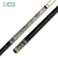 K2 KL192 Cue With Abalone Floating Points & Black Embossed Lizard Wrap
