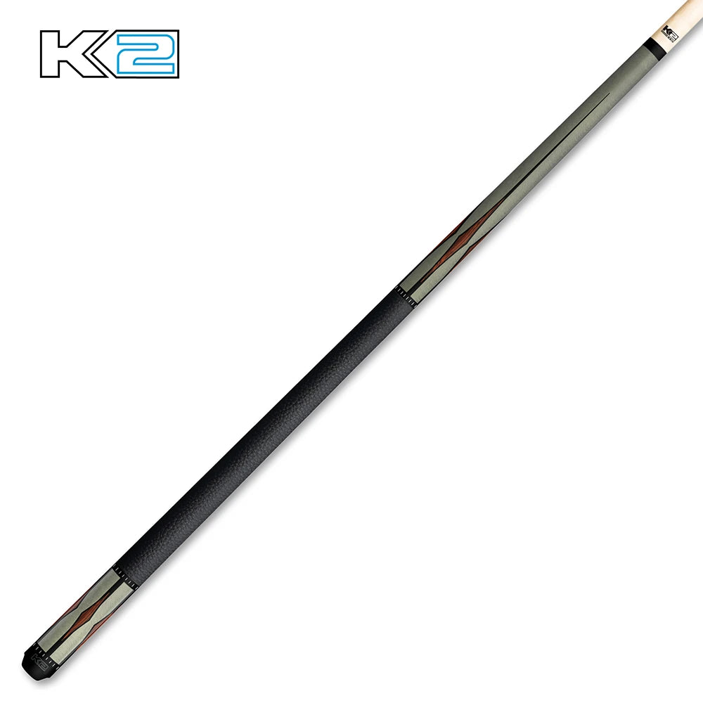 K2 KL193 Cue With Floating Cocobolo/Black Point Design & Leather Lore Wrap - view 2