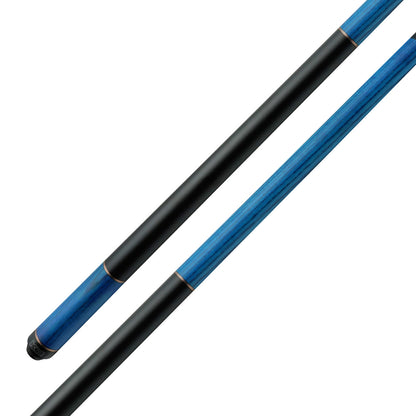 K2 Matte Color, Dual Copper Rings, Black Wrapless Cue Stick