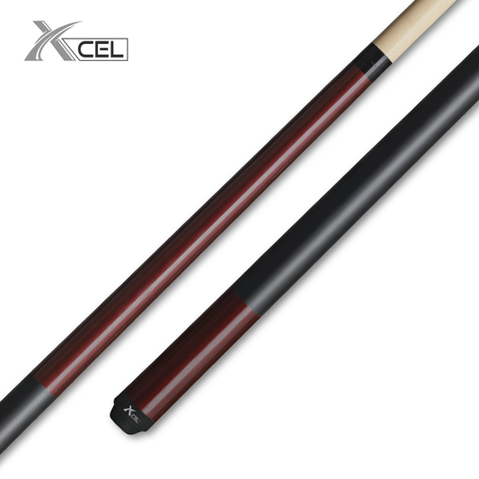 Xcel Colorful Cue with Matte Black Wrap