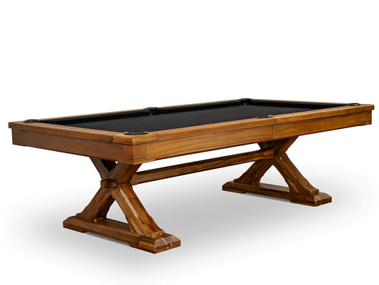 Presidential 8' Kennedy Billiard Table - Natural Acacia Finish