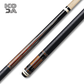 KODA Cue Stick Black with Cocobolo Overlay, Irish Linen Wrap, & Maple Shaft