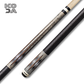 Koda Cue Stick - Smoke with Palm Wood & Wood, Matte, Irish Linen Wrap, & Maple Shaft