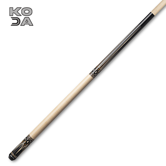 Koda Black with Cocobolo Overlay, Natural Maple Wrap, & Maple Shaft - view 2