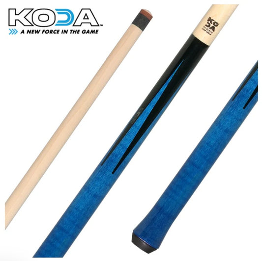KODA Black with Blue Points Graphic Jump Cue