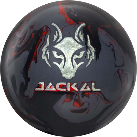 Motiv Jackal Onyx Solid Black/Gray/Red Bowling Ball