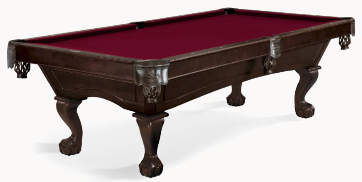 Brunswick 8' Allenton Pool Table with Ball and Claw Leg - view 7