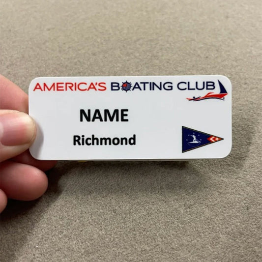 America's Boating Club Name Tag