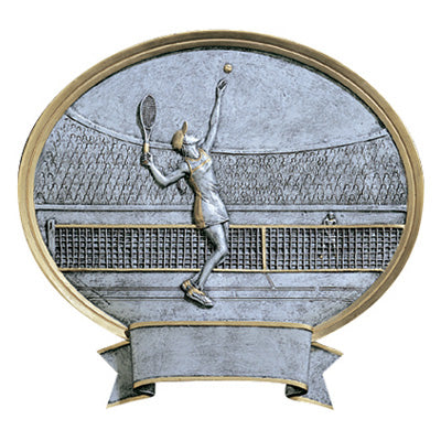 Oval Legend Tennis Female 8.5 x 8"